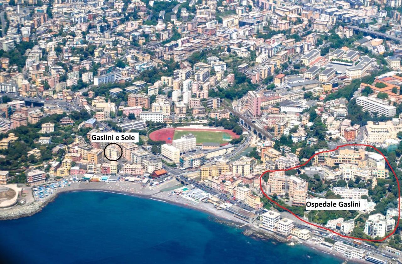 فندق Gaslini E Sole جنوة المظهر الخارجي الصورة