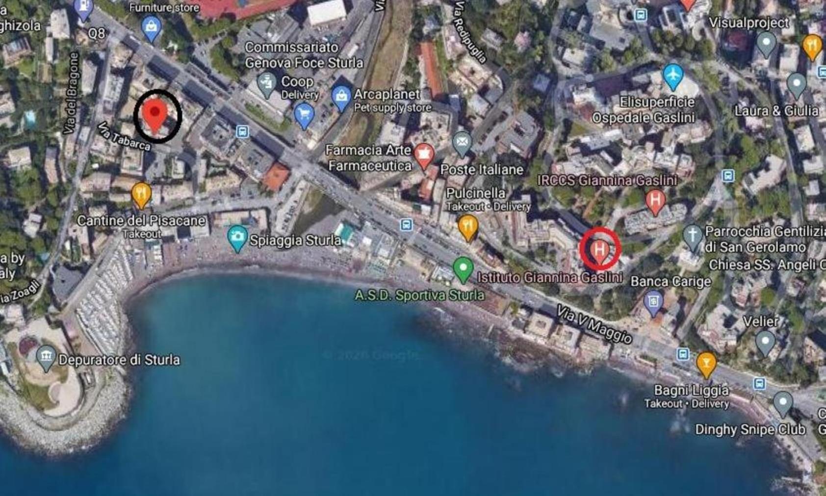 فندق Gaslini E Sole جنوة المظهر الخارجي الصورة
